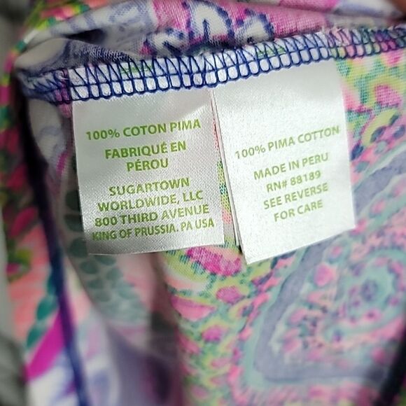 Lilly Pulitzer “Play That Trunky Music” Cotton T Shirt Dress Size Small - Picture 6 of 7